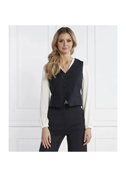 Weekend MaxMara Wełniana kamizelka NAVY | Regular Fit ze sklepu Gomez Fashion Store w kategorii Kamizelki damskie - zdjęcie 184510808