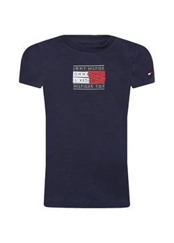 Tommy Hilfiger T-shirt | Regular Fit ze sklepu Gomez Fashion Store w kategorii Bluzki dziewczęce - zdjęcie 184511169