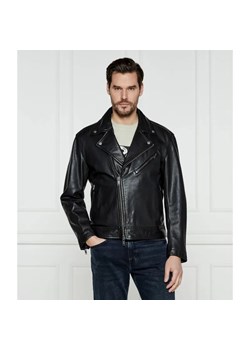 BOSS ORANGE Skórzana ramoneska Jolush | Regular Fit ze sklepu Gomez Fashion Store w kategorii Kurtki męskie - zdjęcie 184511209