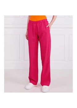 Samsøe Samsøe Spodnie | Regular Fit | z dodatkiem lnu ze sklepu Gomez Fashion Store w kategorii Spodnie damskie - zdjęcie 184511295