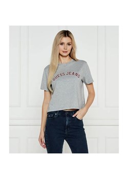 Guess Jeans T-shirt COLLEGIATE | Cropped Fit ze sklepu Gomez Fashion Store w kategorii Bluzki damskie - zdjęcie 184511348