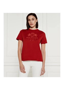 Tommy Hilfiger T-shirt | Regular Fit ze sklepu Gomez Fashion Store w kategorii Bluzki damskie - zdjęcie 184511399