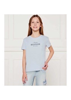 Tommy Hilfiger T-shirt | Regular Fit ze sklepu Gomez Fashion Store w kategorii Bluzki dziewczęce - zdjęcie 184511505