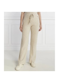 Joop! Spodnie dzianinowe | Straight fit | z dodatkiem wełny ze sklepu Gomez Fashion Store w kategorii Spodnie damskie - zdjęcie 184511559