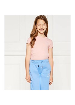 POLO RALPH LAUREN T-shirt | Regular Fit ze sklepu Gomez Fashion Store w kategorii Bluzki dziewczęce - zdjęcie 184511776