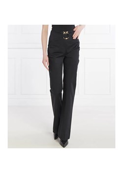 Pinko Spodnie z paskiem | flare fit | high waist ze sklepu Gomez Fashion Store w kategorii Spodnie damskie - zdjęcie 184511858
