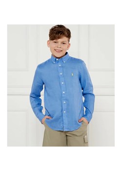 POLO RALPH LAUREN Lniana koszula | Regular Fit ze sklepu Gomez Fashion Store w kategorii Koszule chłopięce - zdjęcie 184511939
