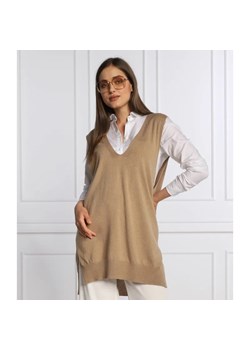 RIANI Wełniany bezrękawnik | Relaxed fit | z dodatkiem jedwabiu ze sklepu Gomez Fashion Store w kategorii Kamizelki damskie - zdjęcie 184512298