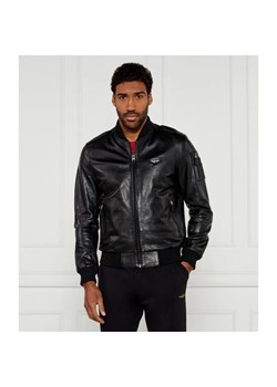 Aeronautica Militare Skórzana kurtka bomber | Regular Fit ze sklepu Gomez Fashion Store w kategorii Kurtki męskie - zdjęcie 184512466