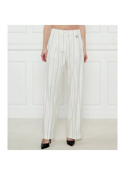 Joop! Spodnie Paris-X | flare fit | z dodatkiem lnu ze sklepu Gomez Fashion Store w kategorii Spodnie damskie - zdjęcie 184512539