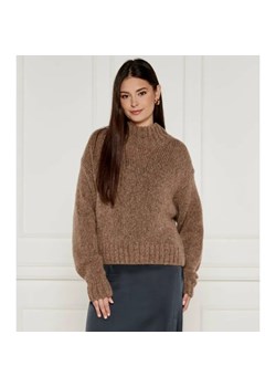 Marc Cain Wełniany sweter | Oversize fit ze sklepu Gomez Fashion Store w kategorii Swetry damskie - zdjęcie 184512569