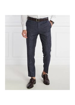 BOSS BLACK Wełniane spodnie H-Genius-241 | Regular Fit | z dodatkiem lnu ze sklepu Gomez Fashion Store w kategorii Spodnie męskie - zdjęcie 184512865