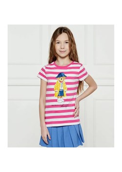 POLO RALPH LAUREN T-shirt | Regular Fit ze sklepu Gomez Fashion Store w kategorii Bluzki dziewczęce - zdjęcie 184512869