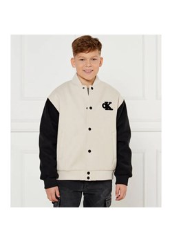 Calvin Klein Jeans Kurtka bomber HEATHER | Regular Fit ze sklepu Gomez Fashion Store w kategorii Kurtki chłopięce - zdjęcie 184513069