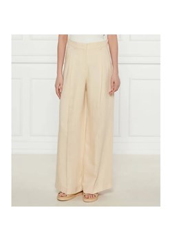 Weekend MaxMara Spodnie VELIERO | Relaxed fit | z dodatkiem lnu ze sklepu Gomez Fashion Store w kategorii Spodnie damskie - zdjęcie 184513307