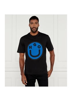 Hugo Blue T-shirt Nimper | Regular Fit ze sklepu Gomez Fashion Store w kategorii T-shirty męskie - zdjęcie 184514065