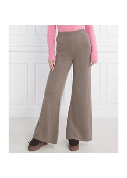 Beatrice B Spodnie dzianinowe | flare fit | z dodatkiem wełny i kaszmiru ze sklepu Gomez Fashion Store w kategorii Spodnie damskie - zdjęcie 184514207