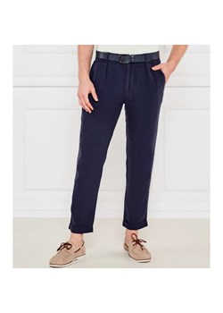 POLO RALPH LAUREN Lniane spodnie chino | Slim Fit ze sklepu Gomez Fashion Store w kategorii Spodnie męskie - zdjęcie 184514337