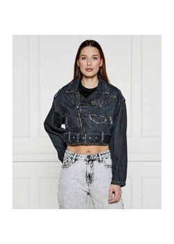 GUESS Jeansowa ramoneska SANDY | Cropped Fit ze sklepu Gomez Fashion Store w kategorii Kurtki damskie - zdjęcie 184514348