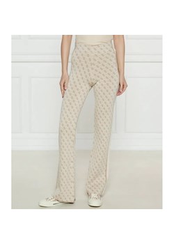 GUESS Spodnie dzianinowe | flare fit ze sklepu Gomez Fashion Store w kategorii Spodnie damskie - zdjęcie 184514607