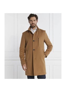 BOSS BLACK Wełniany płaszcz H Hyde Standup C ze sklepu Gomez Fashion Store w kategorii Płaszcze męskie - zdjęcie 184514757