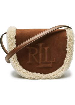 LAUREN RALPH LAUREN Skórzana torebka na ramię WITLEY Shearling ze sklepu Gomez Fashion Store w kategorii Listonoszki - zdjęcie 184515289