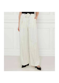 BOSS BLACK Lniane spodnie Tiana5 | Loose fit ze sklepu Gomez Fashion Store w kategorii Spodnie damskie - zdjęcie 184515568