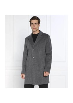 BOSS BLACK Wełniany płaszcz H-Hyde-Bib-224 ze sklepu Gomez Fashion Store w kategorii Płaszcze męskie - zdjęcie 184515757