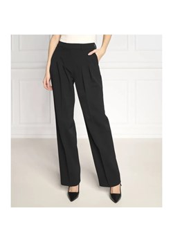 Calvin Klein Spodnie TWILL PLEATED | Straight fit | z dodatkiem wełny ze sklepu Gomez Fashion Store w kategorii Spodnie damskie - zdjęcie 184515807