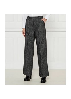 MAX&Co. Wełniane spodnie ESULE | flare fit ze sklepu Gomez Fashion Store w kategorii Spodnie damskie - zdjęcie 184515837