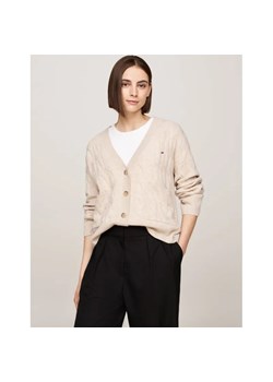 Tommy Hilfiger Wełniany kardigan | Regular Fit ze sklepu Gomez Fashion Store w kategorii Swetry damskie - zdjęcie 184515959