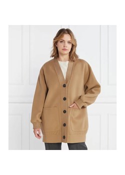 Weekend MaxMara Płaszcz ZELMA | z dodatkiem wełny ze sklepu Gomez Fashion Store w kategorii Swetry damskie - zdjęcie 184516189