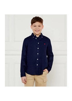 POLO RALPH LAUREN Lniana koszula | Regular Fit ze sklepu Gomez Fashion Store w kategorii Koszule chłopięce - zdjęcie 184516307