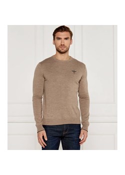 Aeronautica Militare Wełniany sweter | Regular Fit ze sklepu Gomez Fashion Store w kategorii Swetry męskie - zdjęcie 184516426