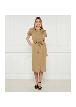 Tommy Hilfiger Lniana sukienka z paskiem ze sklepu Gomez Fashion Store w kategorii Sukienki - zdjęcie 184516449