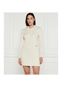 Pinko Sukienka YORK CHOCOLATE | z dodatkiem wełny ze sklepu Gomez Fashion Store w kategorii Sukienki - zdjęcie 184516709