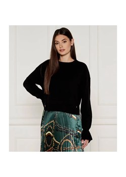 Liu Jo Wełniany sweter | Cropped Fit | z dodatkiem kaszmiru ze sklepu Gomez Fashion Store w kategorii Swetry damskie - zdjęcie 184517078