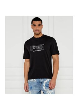 Hugo Blue T-shirt Nufrancos | Regular Fit ze sklepu Gomez Fashion Store w kategorii T-shirty męskie - zdjęcie 184517438