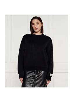 DKNY Wełniany sweter | Loose fit ze sklepu Gomez Fashion Store w kategorii Swetry damskie - zdjęcie 184517449