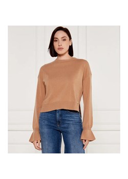 Liu Jo Wełniany sweter | Cropped Fit | z dodatkiem kaszmiru ze sklepu Gomez Fashion Store w kategorii Swetry damskie - zdjęcie 184517966