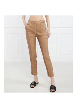 Liu Jo Spodnie | Regular Fit | z dodatkiem lnu ze sklepu Gomez Fashion Store w kategorii Spodnie damskie - zdjęcie 184518017