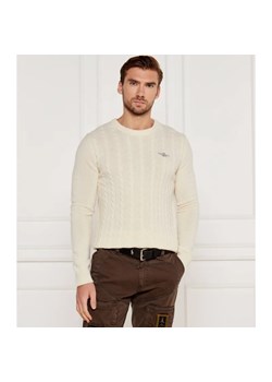 Aeronautica Militare Wełniany sweter | Regular Fit ze sklepu Gomez Fashion Store w kategorii Swetry męskie - zdjęcie 184518109