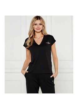 Aeronautica Militare T-shirt | Regular Fit ze sklepu Gomez Fashion Store w kategorii Bluzki damskie - zdjęcie 184518135