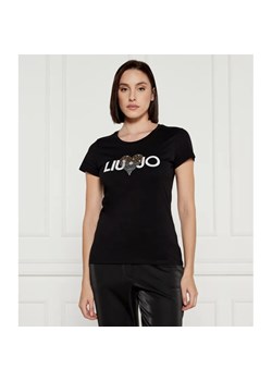 Liu Jo T-shirt | Regular Fit ze sklepu Gomez Fashion Store w kategorii Bluzki damskie - zdjęcie 184518435
