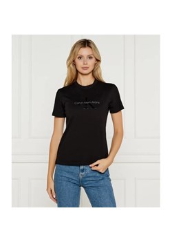 Calvin Klein Jeans T-shirt | Regular Fit ze sklepu Gomez Fashion Store w kategorii Bluzki damskie - zdjęcie 184518886