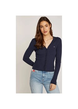 Tommy Jeans Kardigan ESSENTIAL | Slim Fit ze sklepu Gomez Fashion Store w kategorii Swetry damskie - zdjęcie 184518988