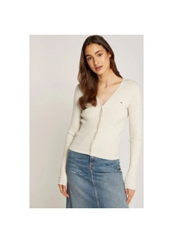 Tommy Jeans Kardigan ESSENTIAL | Slim Fit ze sklepu Gomez Fashion Store w kategorii Swetry damskie - zdjęcie 184519079
