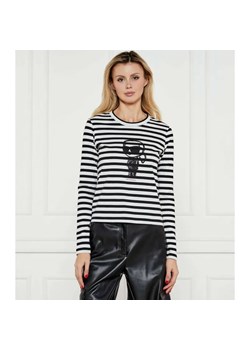 Karl Lagerfeld Bluzka IKON | Regular Fit ze sklepu Gomez Fashion Store w kategorii Bluzki damskie - zdjęcie 184519109