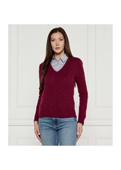 POLO RALPH LAUREN Wełniany sweter KIMBERLY | Regular Fit | z dodatkiem kaszmiru ze sklepu Gomez Fashion Store w kategorii Swetry damskie - zdjęcie 184519267