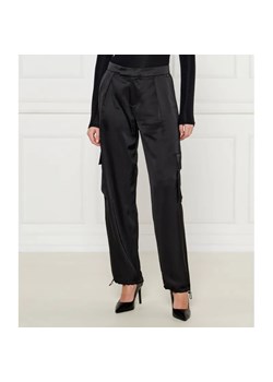 BOSS ORANGE Satynowe spodnie cargo C_Targov | Regular Fit ze sklepu Gomez Fashion Store w kategorii Spodnie damskie - zdjęcie 184519437
